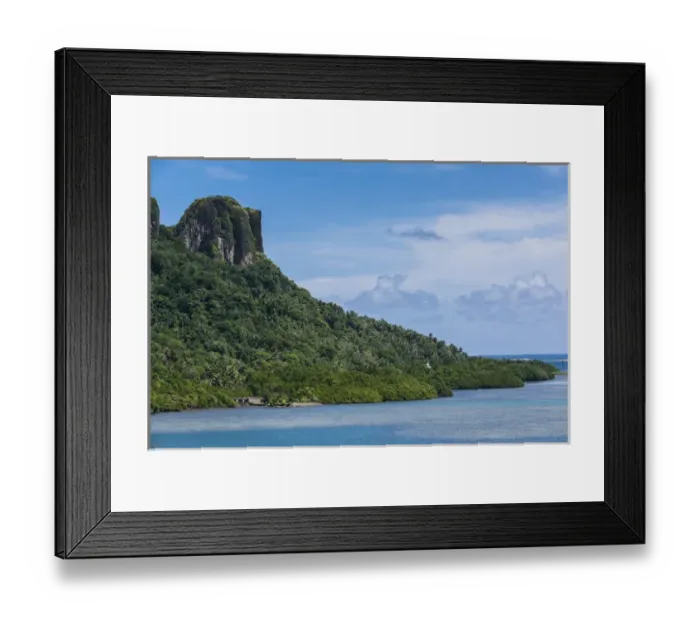 Framed Print : Sokehs rock, Pohnpei, Micronesia, Central Pacific Framed Print : Sokehs rock, Pohnpei, Micronesia, Central Pacific