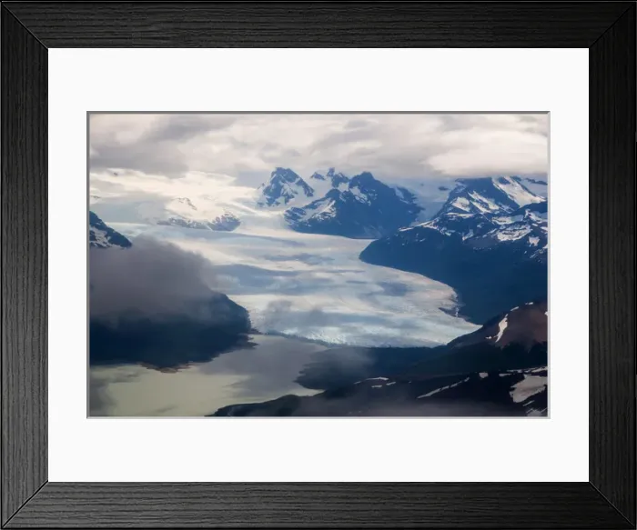 Framed Print : Aerial of Los Glaciares National Park, Unesco world heritage sight, Argentina, South