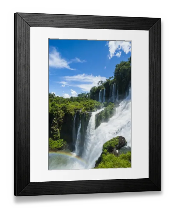 Framed Print : Largest waterfalls Unesco world heritage sight Foz de Iguazu, Argentina