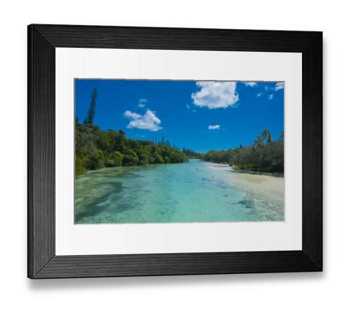 Framed Print : Bay de Oro, Ile des Pins, New Caledonia, Melanesia, South Pacific