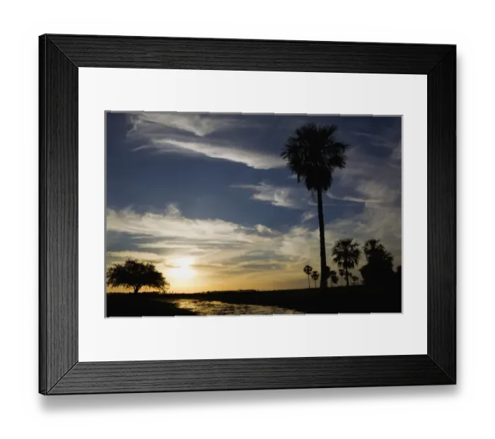 Framed Print : Ibera Marshes; Sunset Framed Print : Ibera Marshes; Sunset