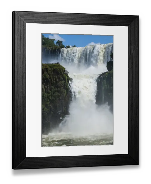 Framed Print : Largest waterfalls Unesco world heritage sight Foz de Iguazu, Argentina