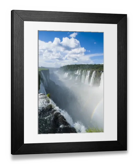 Framed Print : Largest waterfalls Unesco world heritage sight Foz de Iguazu, Argentina