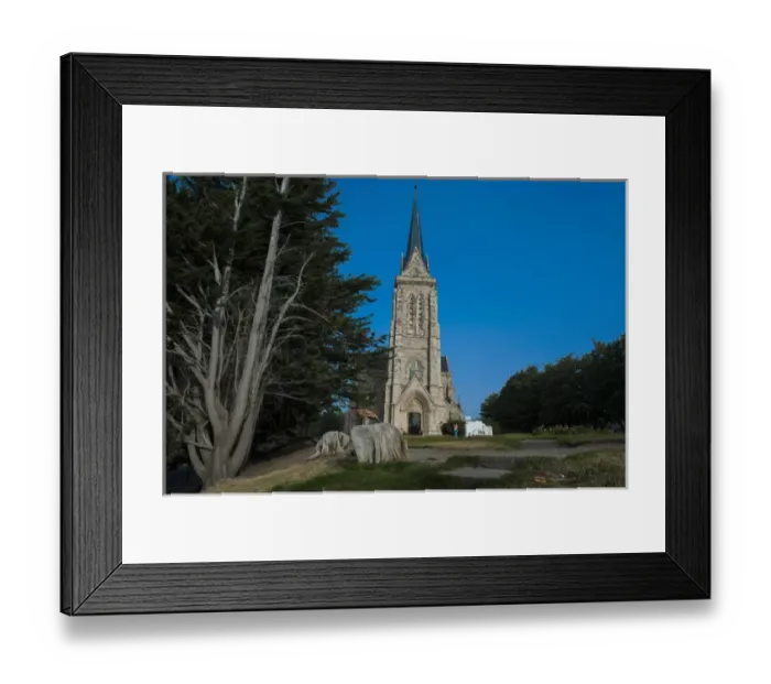 Framed Print : Church of Our Lady of Nahuel Huapi, Bariloche, Argentina, South America