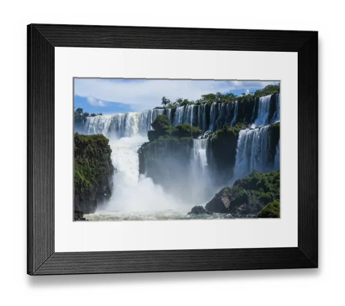 Framed Print : Largest waterfalls Unesco world heritage sight Foz de Iguazu, Argentina