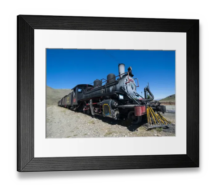 Framed Print : La Trochita the Old Patagonian Express between Esquel and El Maiten in Chubut Province Framed Print : La Trochita the Old Patagonian Express between Esquel and El Maiten in Chubut Province