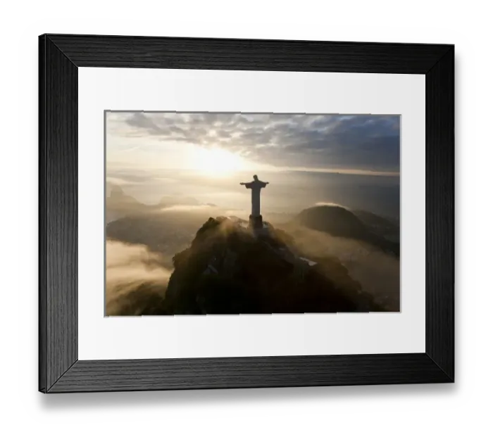 Framed Print : The giant Art Deco statue of Jesus, known as Cristo Redentor (Christ the Redeemer) Framed Print : The giant Art Deco statue of Jesus, known as Cristo Redentor (Christ the Redeemer)