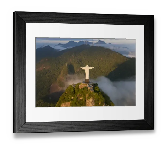 Framed Print : The giant Art Deco statue of Jesus, known as Cristo Redentor (Christ the Redeemer) Framed Print : The giant Art Deco statue of Jesus, known as Cristo Redentor (Christ the Redeemer)