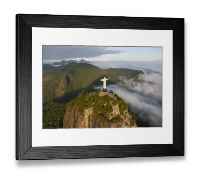 Framed Print : The giant Art Deco statue of Jesus, known as Cristo Redentor (Christ the Redeemer) Framed Print : The giant Art Deco statue of Jesus, known as Cristo Redentor (Christ the Redeemer)