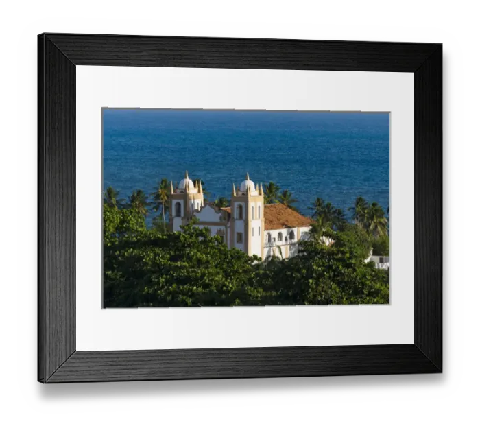 Framed Print : N. S. do Carmo Church by the ocean, Olinda (UNESCO World Heritage site), Pernambuco State Framed Print : N. S. do Carmo Church by the ocean, Olinda (UNESCO World Heritage site), Pernambuco State