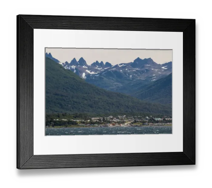 Framed Print : Puerto Wlliams, Beagle channel, Tierra del Fuego, Chile, South America Framed Print : Puerto Wlliams, Beagle channel, Tierra del Fuego, Chile, South America