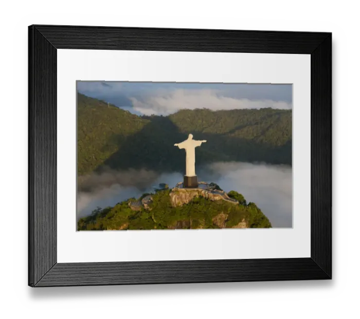 Framed Print : The Art Deco statue of Jesus, known as Cristo Redentor (Christ the Redeemer) Framed Print : The Art Deco statue of Jesus, known as Cristo Redentor (Christ the Redeemer)