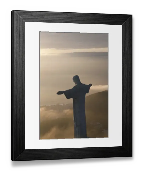 Framed Print : The Art Deco statue of Jesus, known as Cristo Redentor (Christ the Redeemer) Framed Print : The Art Deco statue of Jesus, known as Cristo Redentor (Christ the Redeemer)