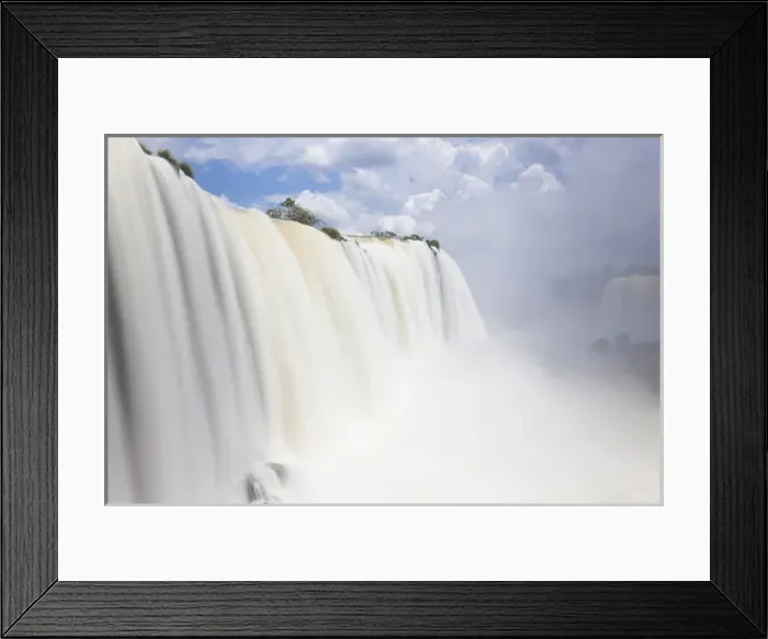 Framed Print : Iguacu (Iguazu) Falls, Cataratta Foz do Iguacu, Parana, Iguazu National Park, Brazil