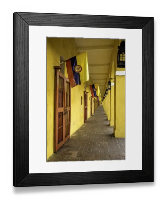 Framed Print : Wonderful architecture in the San Diego section of the Old City, Cuidad Vieja, Cartagena Framed Print : Wonderful architecture in the San Diego section of the Old City, Cuidad Vieja, Cartagena