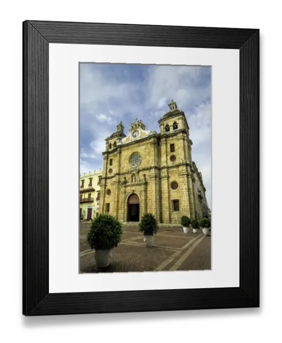 Framed Print : Church - iglesia - of San Pedro Claver in the Plaza de San Pedro Claver, Old City Framed Print : Church - iglesia - of San Pedro Claver in the Plaza de San Pedro Claver, Old City