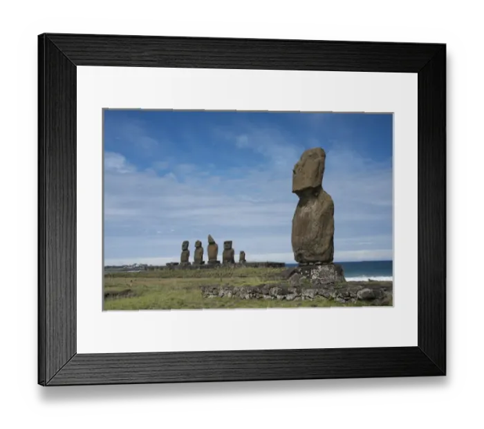 Framed Print : Chile, Easter Island aka Rapa Nui, Hanga Roa Framed Print : Chile, Easter Island aka Rapa Nui, Hanga Roa