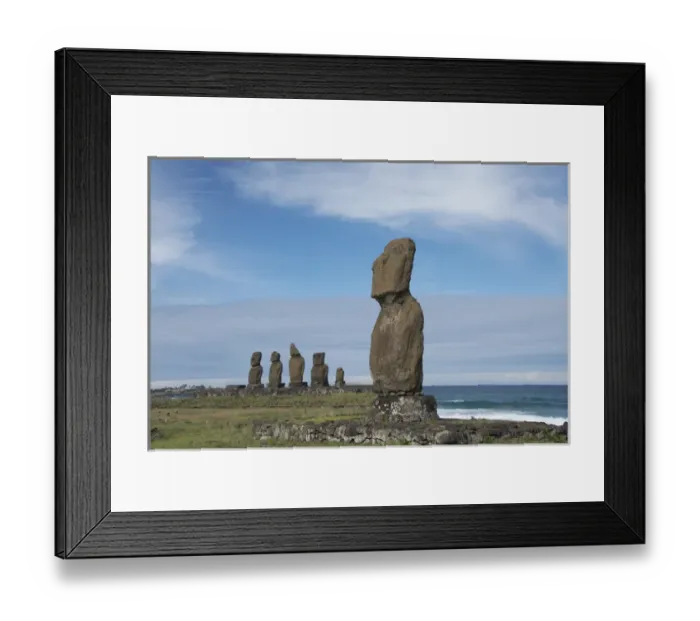 Framed Print : Chile, Easter Island aka Rapa Nui, Hanga Roa Framed Print : Chile, Easter Island aka Rapa Nui, Hanga Roa