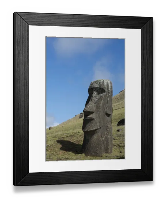 Framed Print : Chile, Easter Island aka Rapa Nui. Rapa Nui National Park, historic site of Rano Framed Print : Chile, Easter Island aka Rapa Nui. Rapa Nui National Park, historic site of Rano