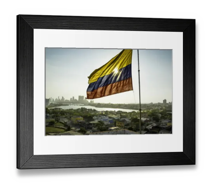 Framed Print : Castillo de San Felipe de Barajas was built during the 16th and 17th centuries to