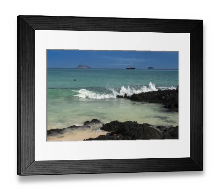 Framed Print : Beach Las Bachas Santa Cruz Island GALAPAGOS ISLANDS, Ecuador, South America Framed Print : Beach Las Bachas Santa Cruz Island GALAPAGOS ISLANDS, Ecuador, South America