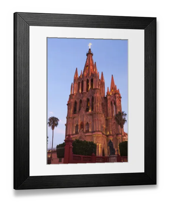 Framed Print : Mexico, San Miguel de Allende. La Parroquia de San Miguel Arcangel Church Framed Print : Mexico, San Miguel de Allende. La Parroquia de San Miguel Arcangel Church