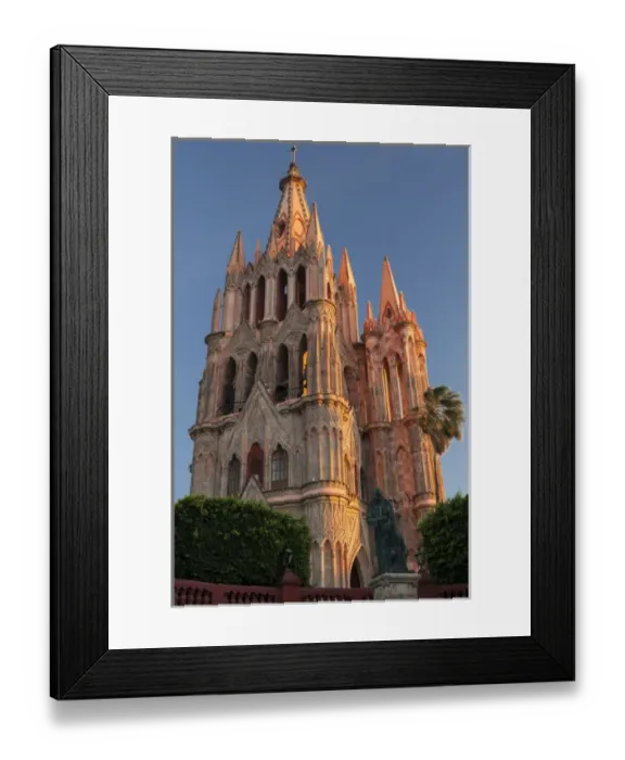 Framed Print : North America, Mexico, San Miguel de Allende, Early morning light on Parroquia de Framed Print : North America, Mexico, San Miguel de Allende, Early morning light on Parroquia de