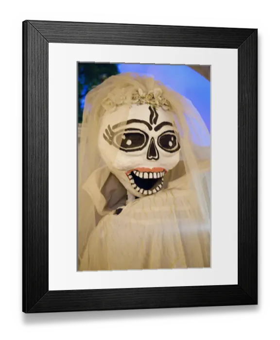 Framed Print : North America, Mexico, Oaxaca Province, Oaxaca, Pantheon San Miguel Cemetery, giant Framed Print : North America, Mexico, Oaxaca Province, Oaxaca, Pantheon San Miguel Cemetery, giant