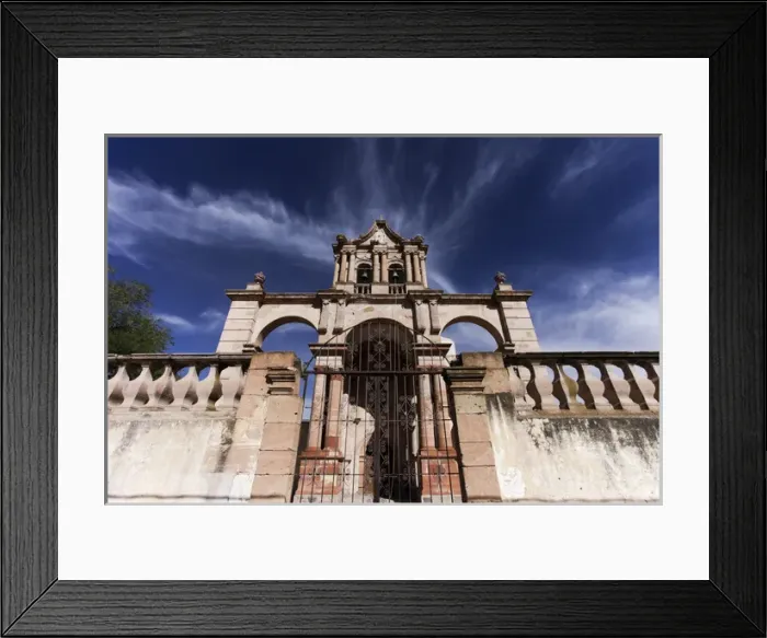 Framed Print : Jaral de Berrio chapel, San Felipe, Mexico Framed Print : Jaral de Berrio chapel, San Felipe, Mexico