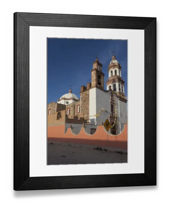 Framed Print : Jaral de Berrio church, San Felipe, Mexico Framed Print : Jaral de Berrio church, San Felipe, Mexico