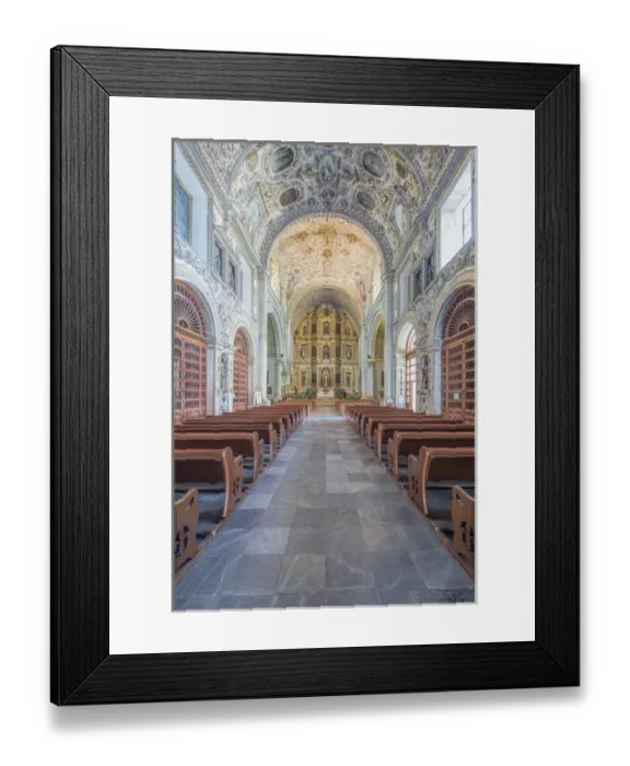 Framed Print : Mexico, Oaxaca, Church of Santo Domingo de Guzman (Templo de Santo Domingo de Guzman)