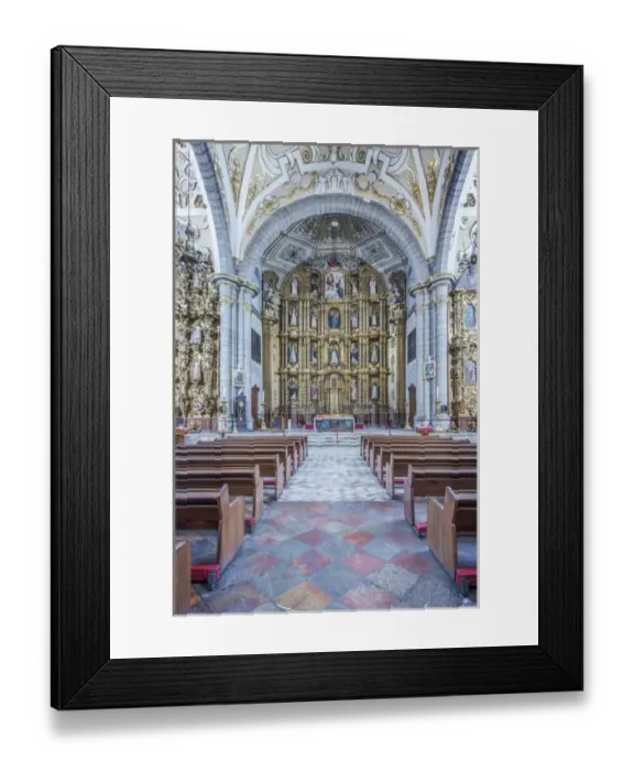 Framed Print : Mexico, Puebla, Santo Donimgo Church (Templo de Santo Domingo), constructed in Framed Print : Mexico, Puebla, Santo Donimgo Church (Templo de Santo Domingo), constructed in