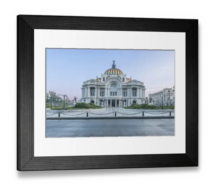 Framed Print : Mexico, Mexico City, Palacio de Bella Artes (Palace of Fine Arts) at Dawn