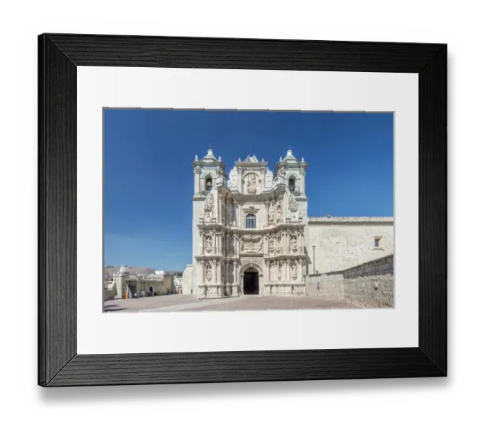 Framed Print : Mexico, Oaxaca, Basilica de la Soledad (Basilica of Our Lady of Solitude) completed Framed Print : Mexico, Oaxaca, Basilica de la Soledad (Basilica of Our Lady of Solitude) completed