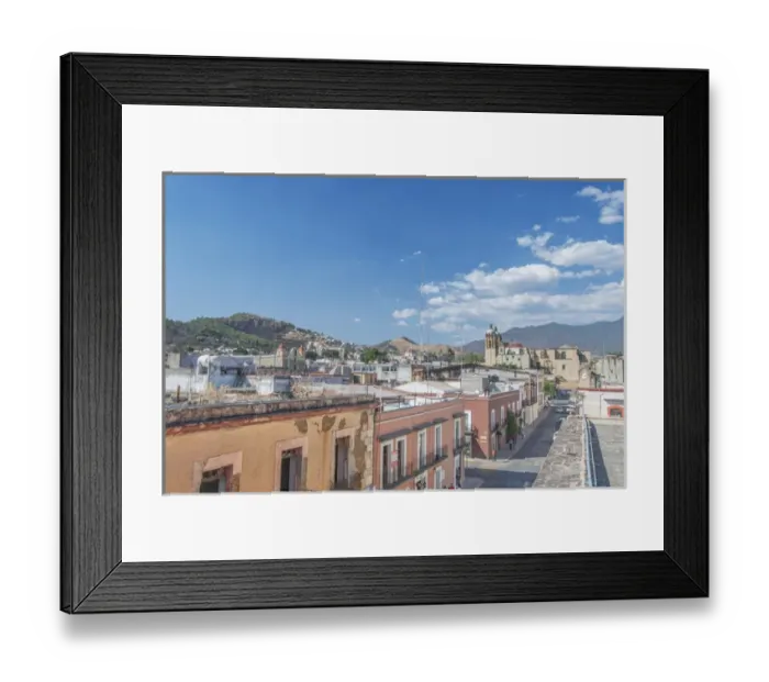 Framed Print : Mexico, Oaxaca, Historic District Rooftops Framed Print : Mexico, Oaxaca, Historic District Rooftops