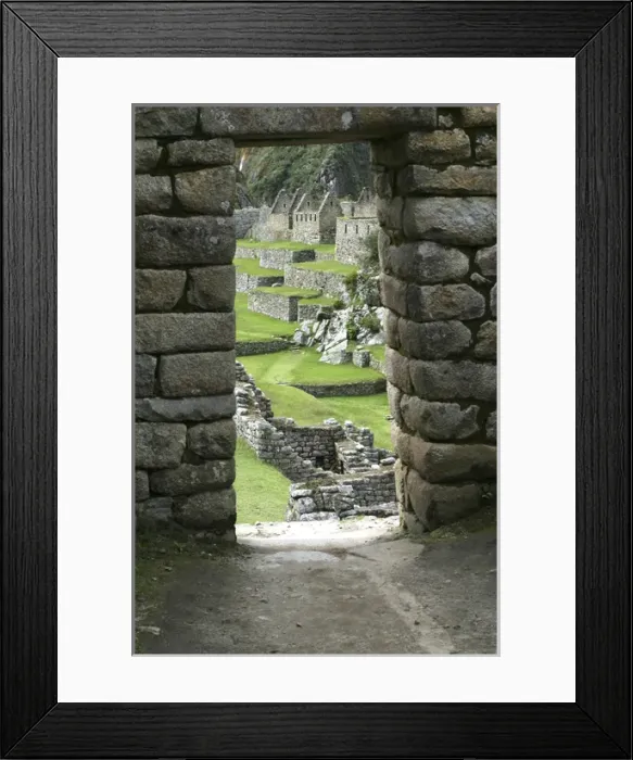 Framed Print : South America Peru Machu Picchu Overview