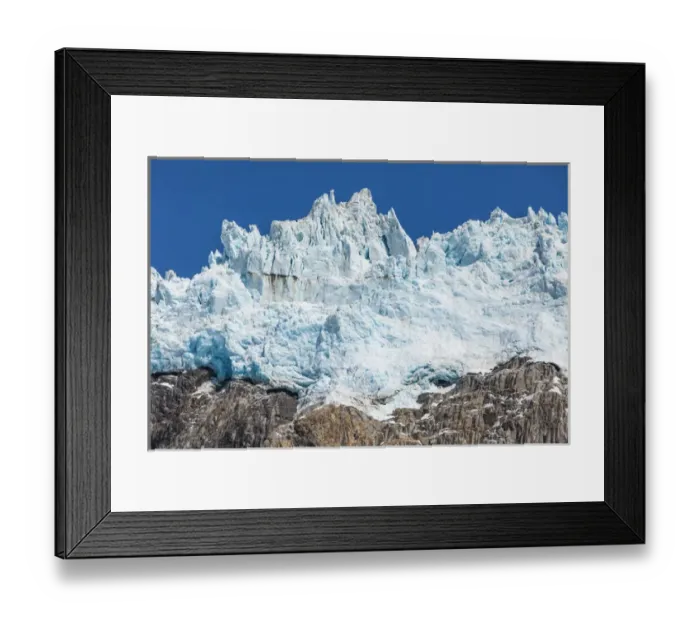 Framed Print : Southcentral Alaska, Kenai Peninsula. Terminus of the Northwest Glacier on the Norhwestern Framed Print : Southcentral Alaska, Kenai Peninsula. Terminus of the Northwest Glacier on the Norhwestern