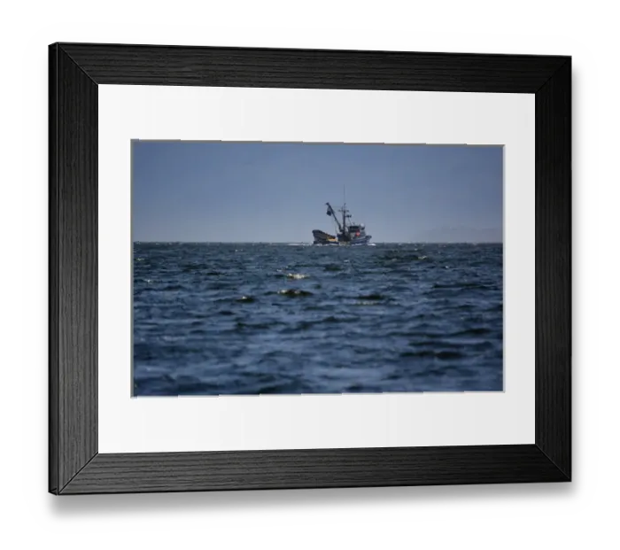 Framed Print : USA, Alaska, Southeast north of Ketchikan, seine fishing boat Framed Print : USA, Alaska, Southeast north of Ketchikan, seine fishing boat