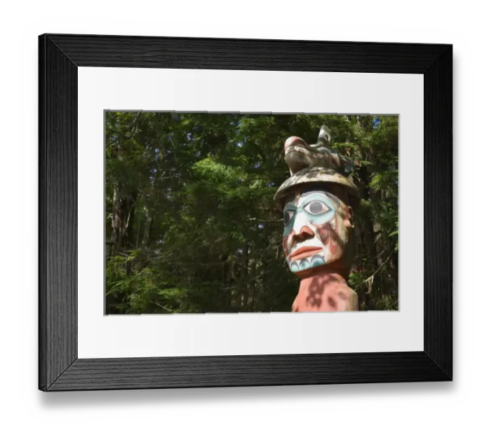 Framed Print : USA, Alaska, Ketchikan, Totem Bight State Historical Park Framed Print : USA, Alaska, Ketchikan, Totem Bight State Historical Park