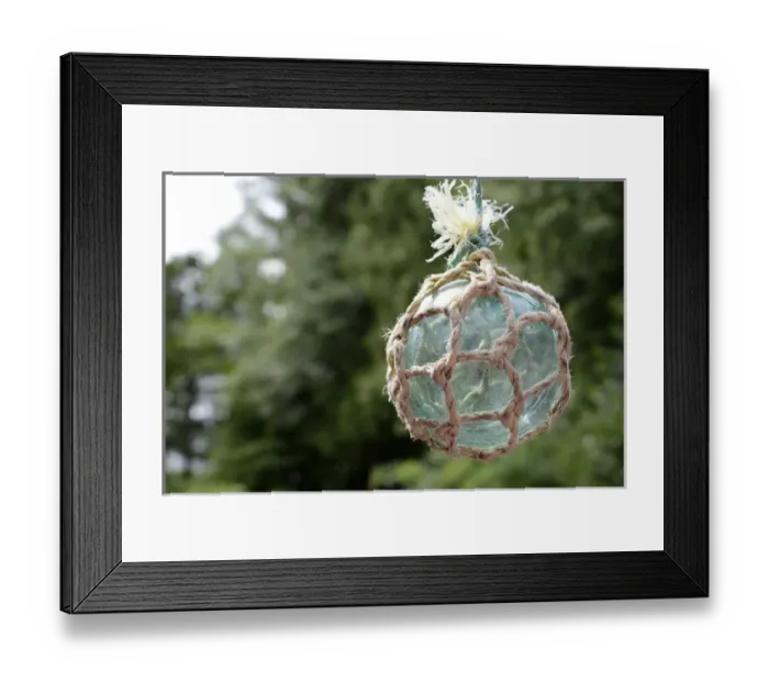 Framed Print : USA, Alaska, Ketchikan, antique Japanese glass fishing floats
