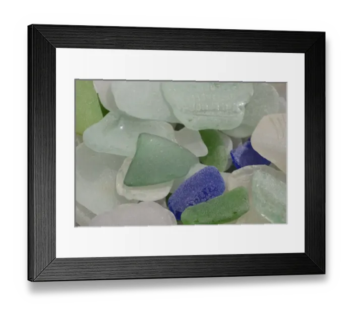 Framed Print : USA, Alaska, Ketchikan, beach glass Framed Print : USA, Alaska, Ketchikan, beach glass
