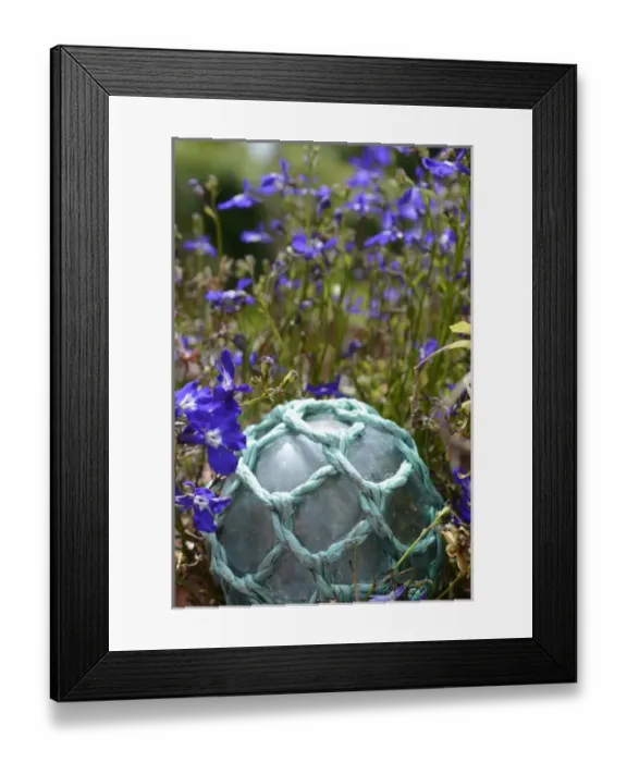 Framed Print : USA, Alaska, Ketchikan, antique Japanese fishing floats