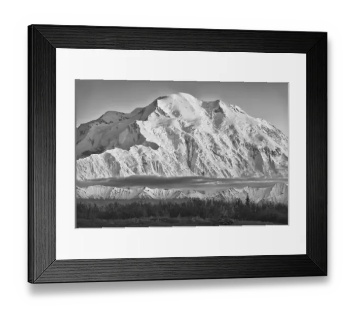 Framed Print : USA Alaska Denali Mt. McKinley from Wonder Lake
