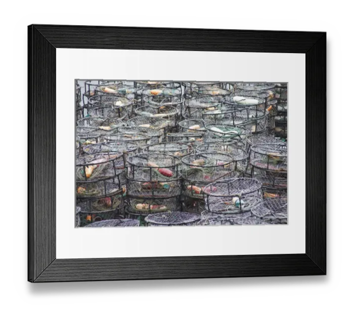 Framed Print : USA Alaska InsidePassage Lobster Traps Framed Print : USA Alaska InsidePassage Lobster Traps