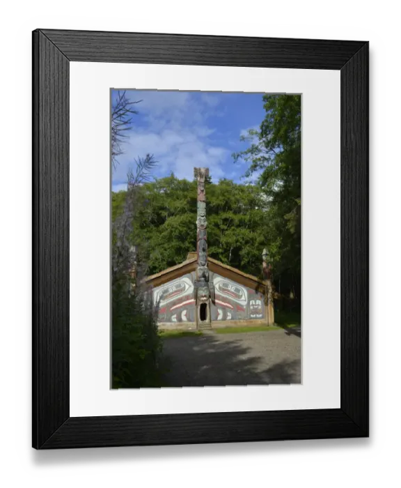 Framed Print : USA, Alaska, Ketchikan, Totem Bight State Historical Park Framed Print : USA, Alaska, Ketchikan, Totem Bight State Historical Park