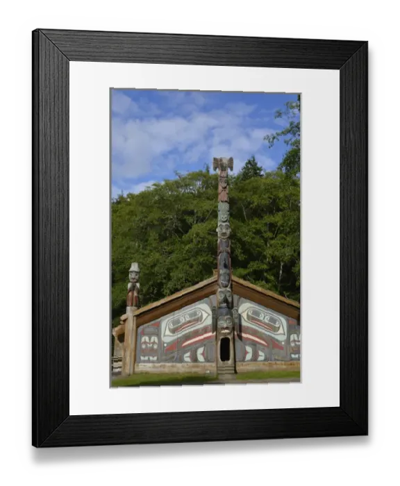 Framed Print : USA, Alaska, Ketchikan, Totem Bight State Historical Park Framed Print : USA, Alaska, Ketchikan, Totem Bight State Historical Park