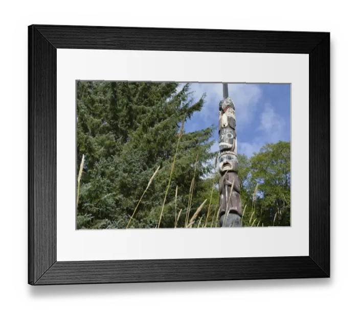 Framed Print : USA, Alaska, Ketchikan, Totem Bight State Historical Park Framed Print : USA, Alaska, Ketchikan, Totem Bight State Historical Park
