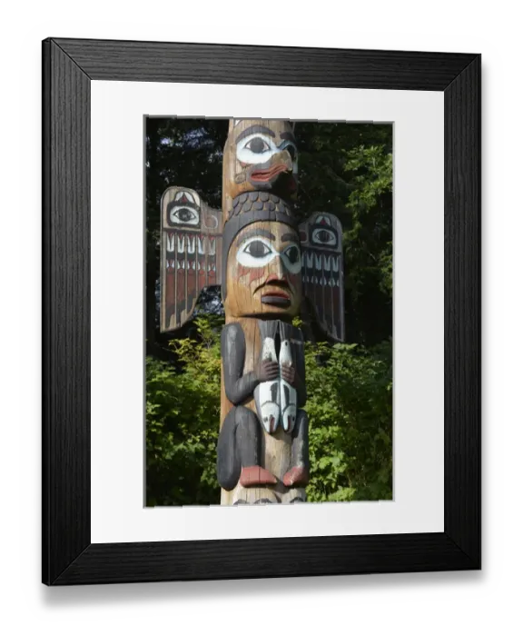 Framed Print : USA, Alaska, Ketchikan, Totem Bight State Historical Park Framed Print : USA, Alaska, Ketchikan, Totem Bight State Historical Park