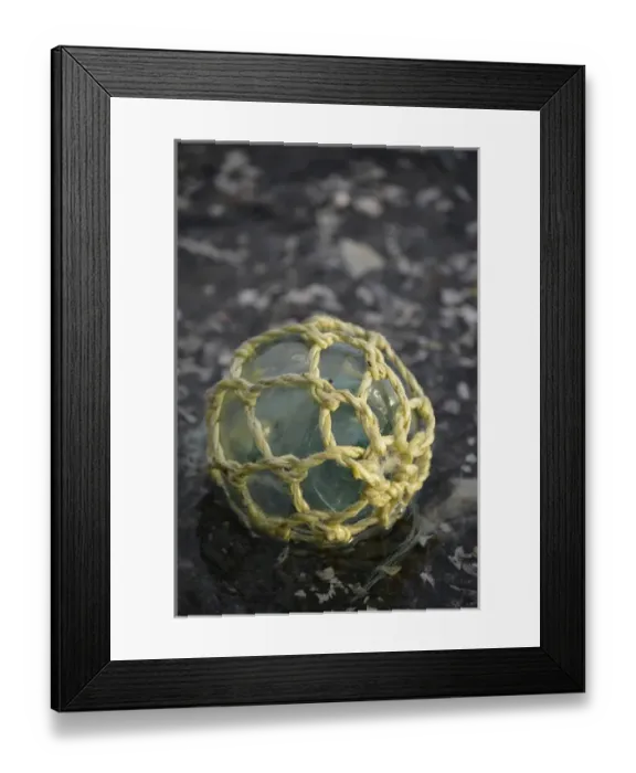 Framed Print : USA, Southeast Alaska near Ketchikan, Japanese glass fishing float Framed Print : USA, Southeast Alaska near Ketchikan, Japanese glass fishing float