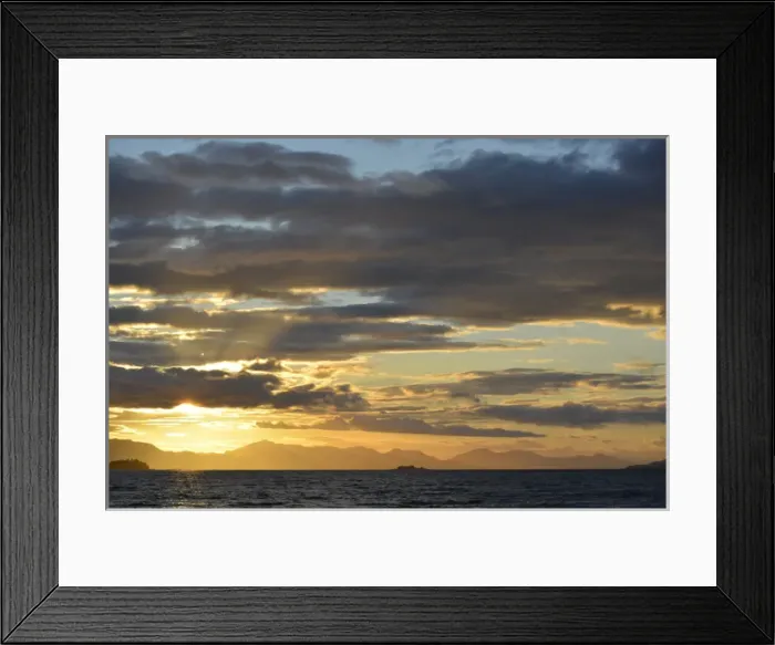 Framed Print : USA, Alaska, Ketchikan sunset Framed Print : USA, Alaska, Ketchikan sunset